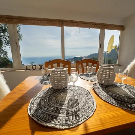וילה Vista Piscina Vistas Mar Barbacoa Aire Acondicionado טוסה דה מאר